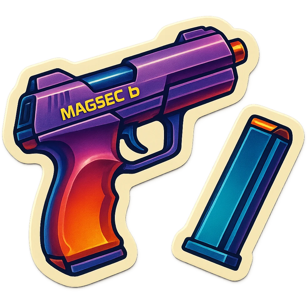  a magsec-4 from perfect dark and reserve magazine emoji