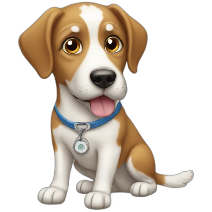 Staff dog emoji