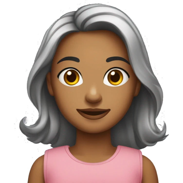 Mulher dizendote amo meu pedacinho de estresse  emoji