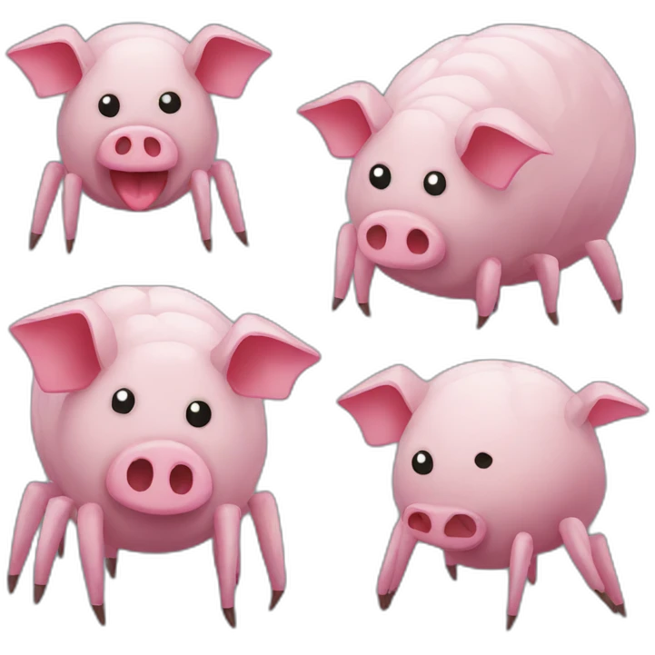 spider pork emoji