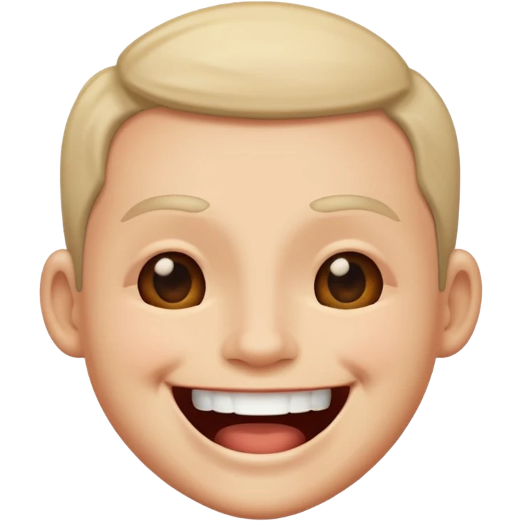 laughing but serious  emoji