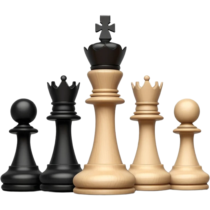 chess white and black emoji