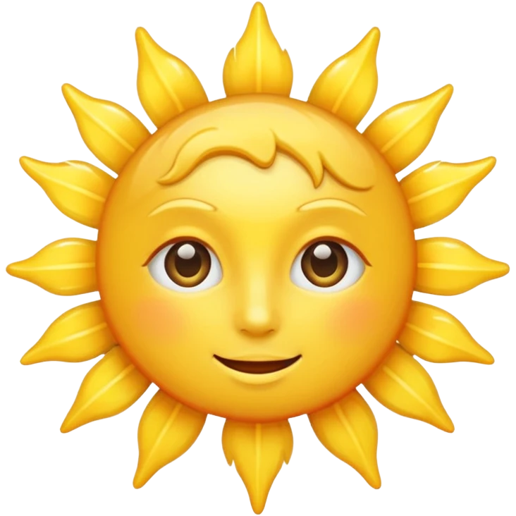 faceless SUN emoji