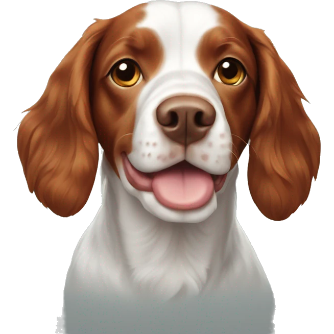 French Brittany spaniel emoji