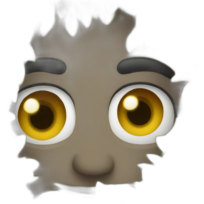 bush with eyes emoji