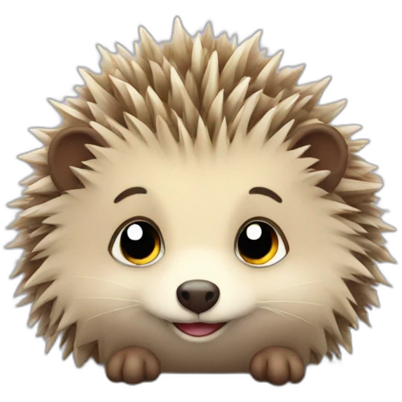 hedghog cute emoji