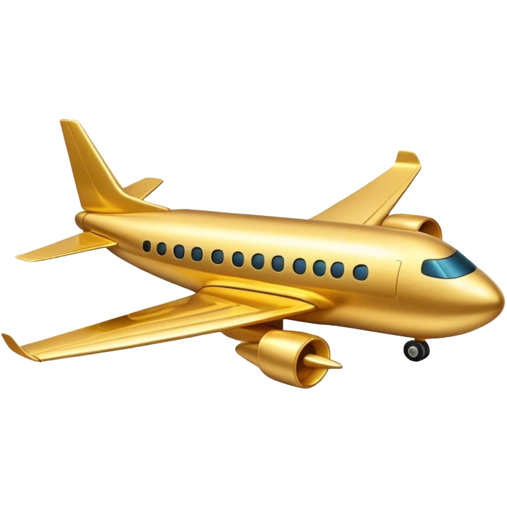 gold airplain  emoji