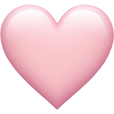 light pink heart  emoji