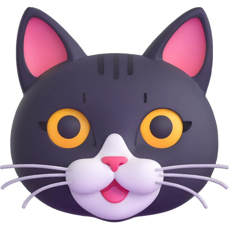 cute cat face emoji