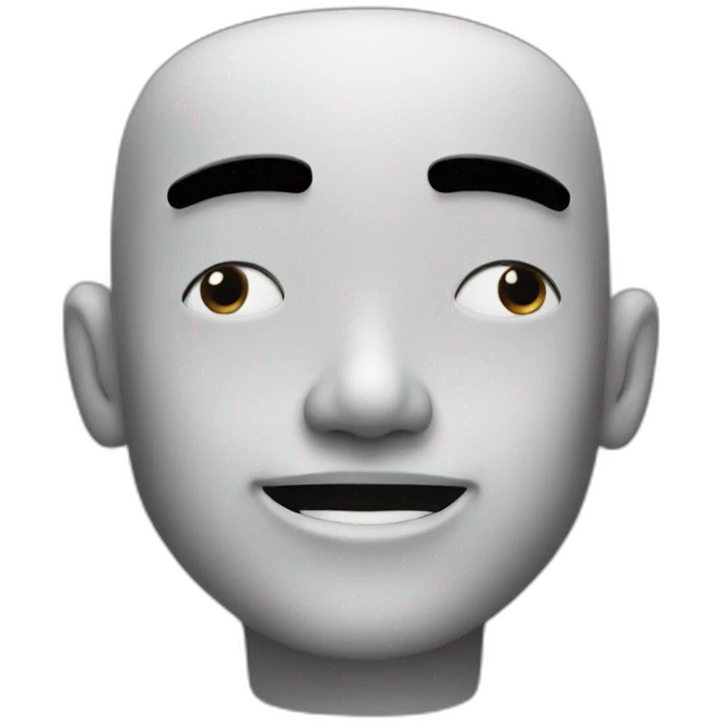 wowow in black lettering emoji