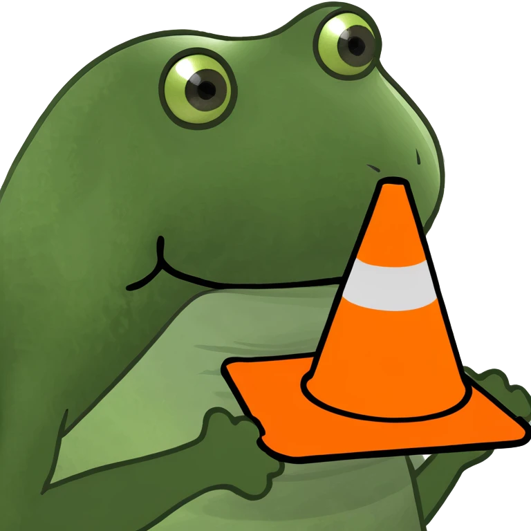 traffic cone emoji