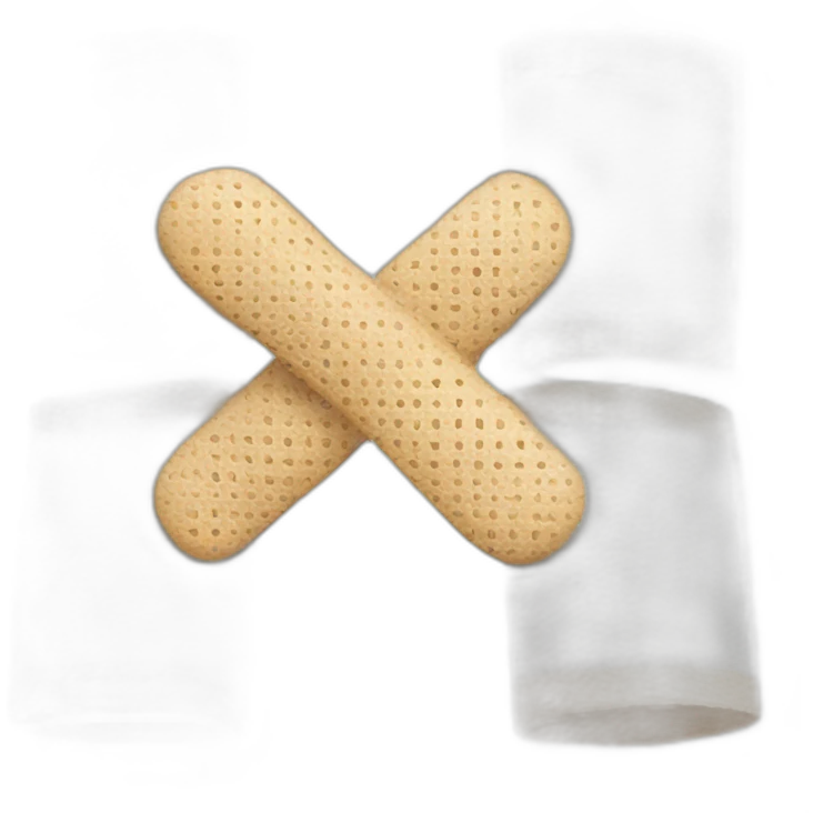 bandage with healing effect emoji