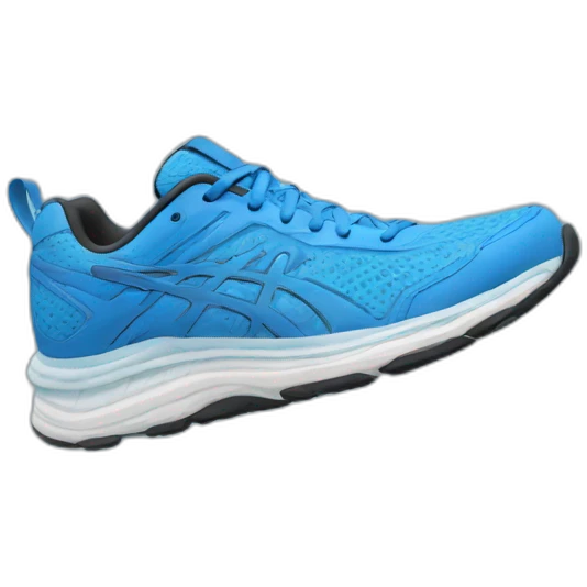 blue running shoe emoji