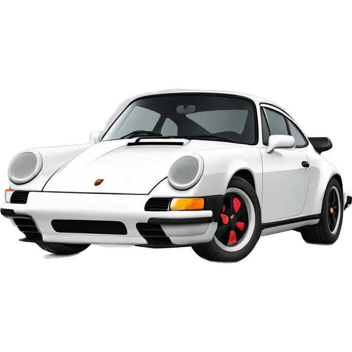 porsche with a now emoji
