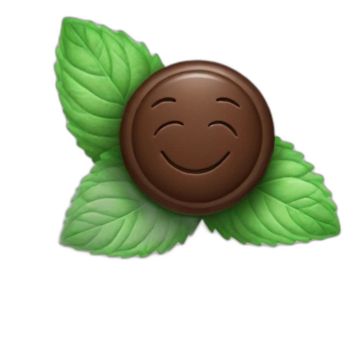 chocolate mint emoji