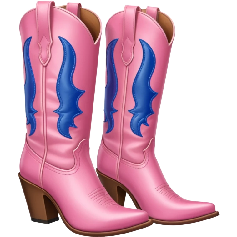 pink cowgirl boots emoji