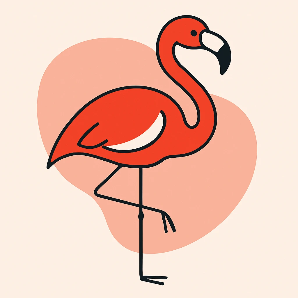 flamingo emoji