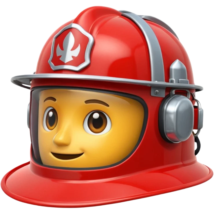 Casque de pompier  emoji