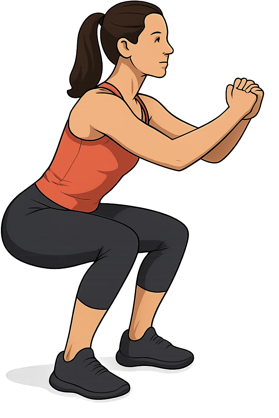 squat donna emoji