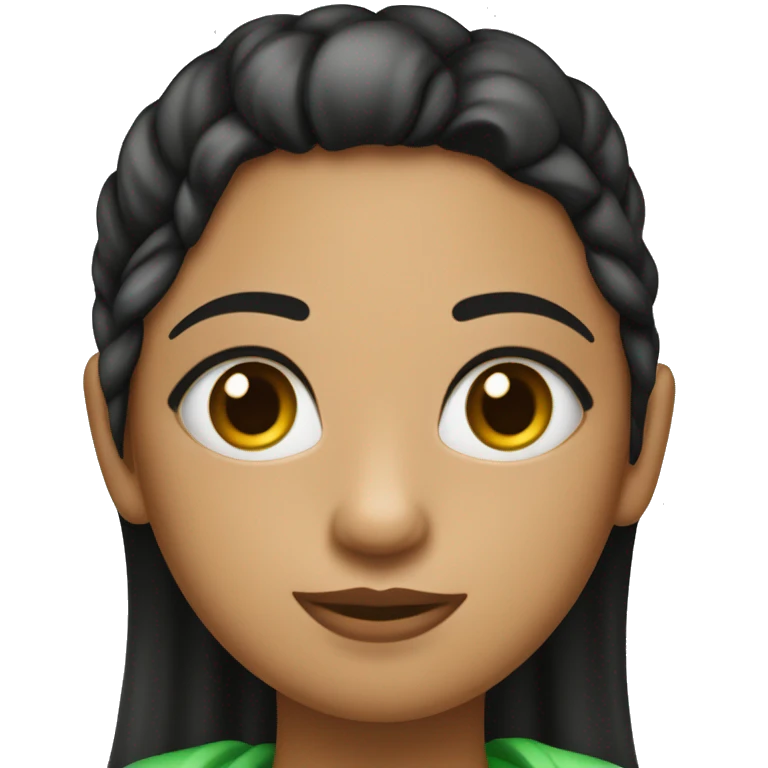 Chica con piel clara, ojos verdes, pelo rizado y negro tapada con una manta emoji