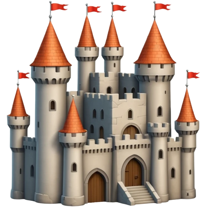 two castle emoji
