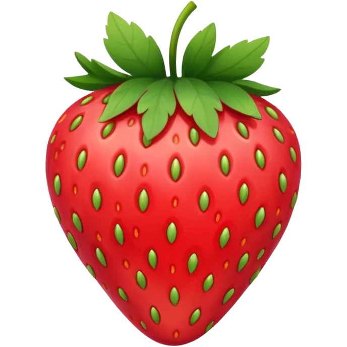 lineart strawberry emoji