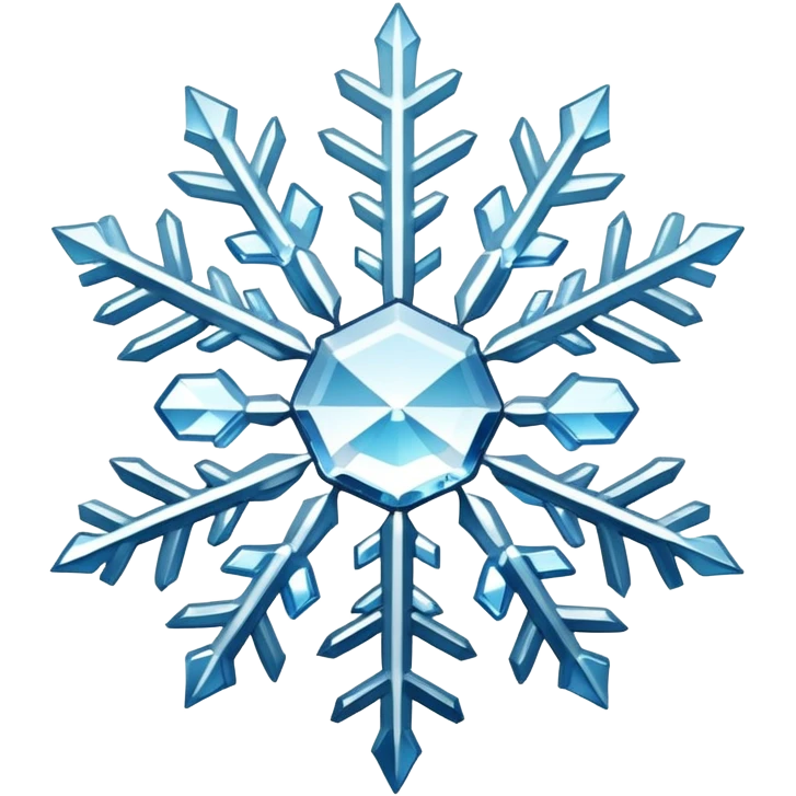 Bling snowflake emoji