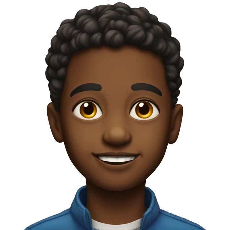 vibrant portrait of a boy emoji
