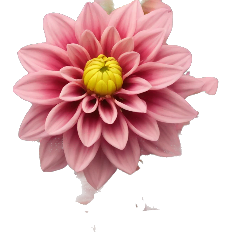 Collarette style dahlia emoji