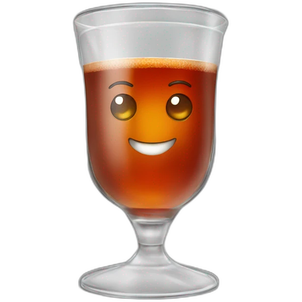 Turkish tea in a Turkish glass emoji