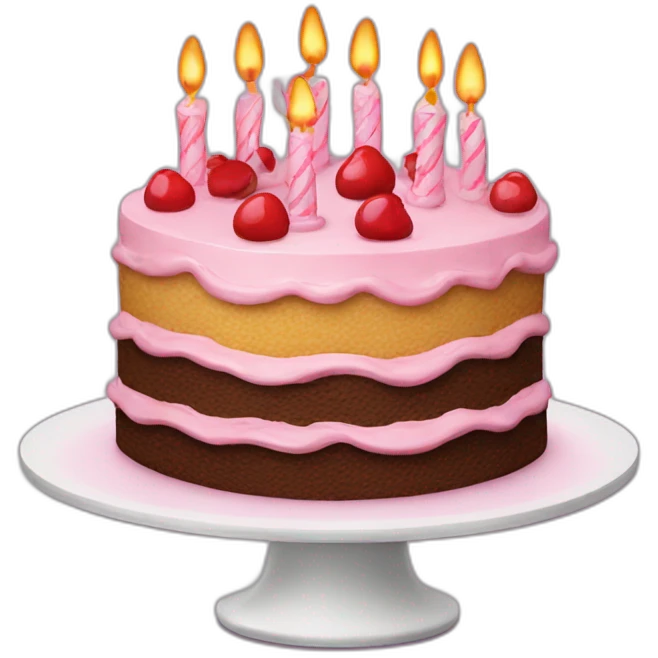 Birthday cake emoji