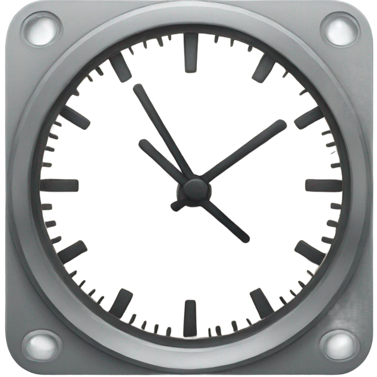 a clock with 5 p0.m emoji