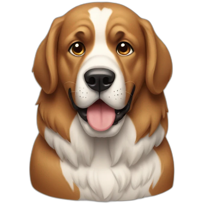 Huge dog emoji