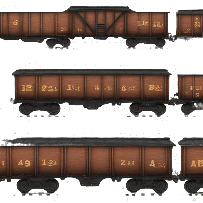 19th century freight train emoji