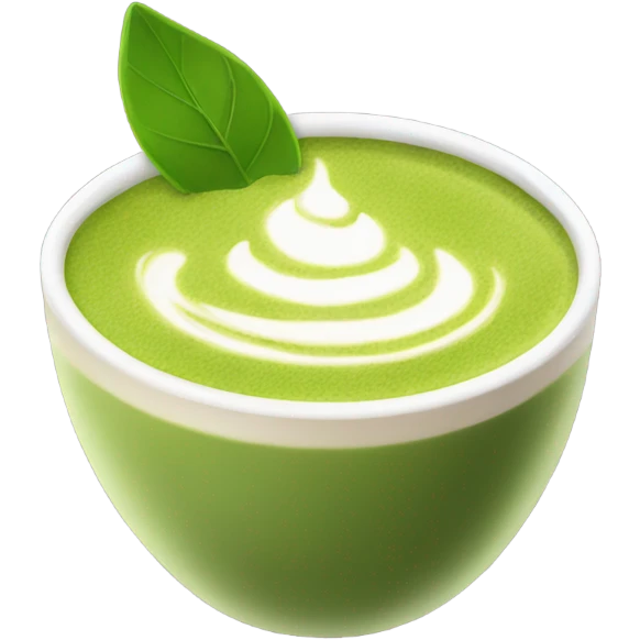 Matcha latte  emoji