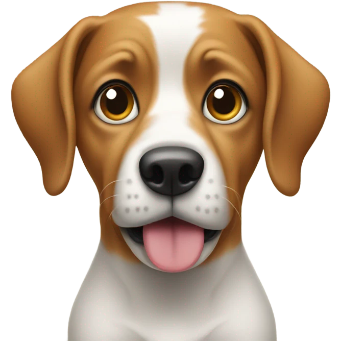 Dog with iPhone  emoji