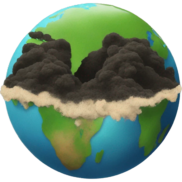 earth polluted emoji