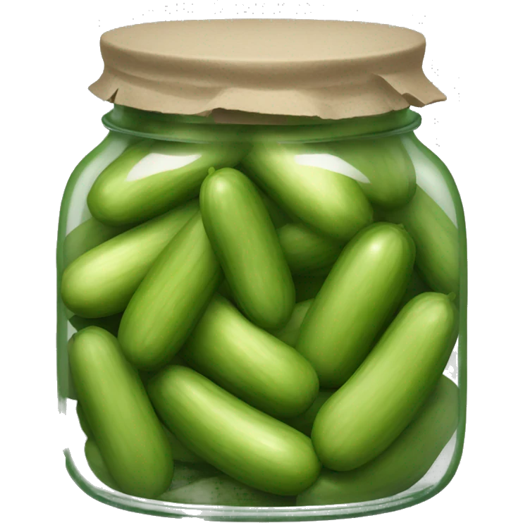Jar of pickles emoji