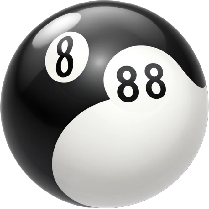 8 ball pool ball emoji