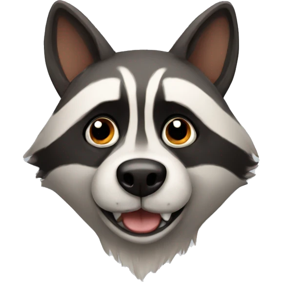 dog Raccoon emoji
