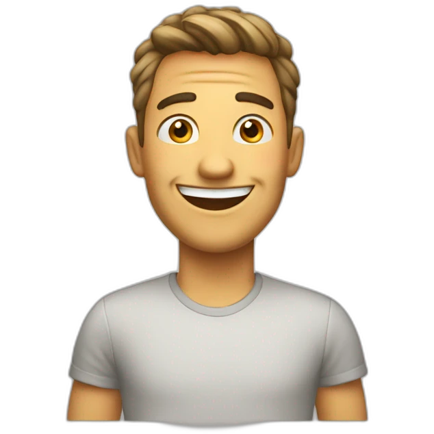 happy man emoji