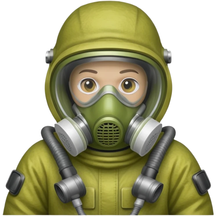 Hazmat suit character from Rust game emoji