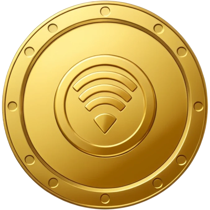 wifi money coin  emoji