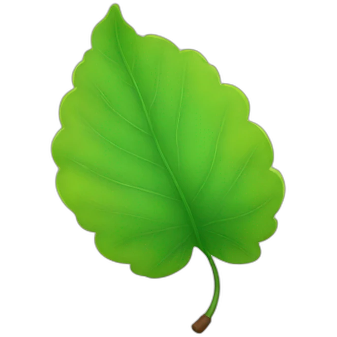 windy floating leaf emoji