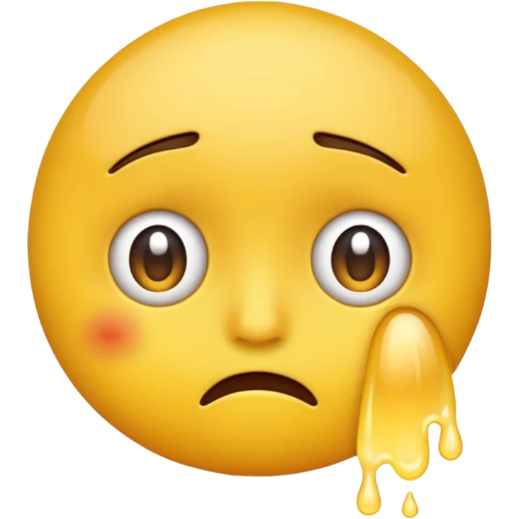 Nervous yellow emoji  emoji