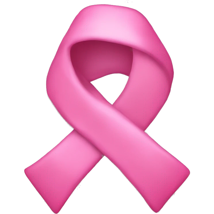 breast cancer pink ribbon emoji
