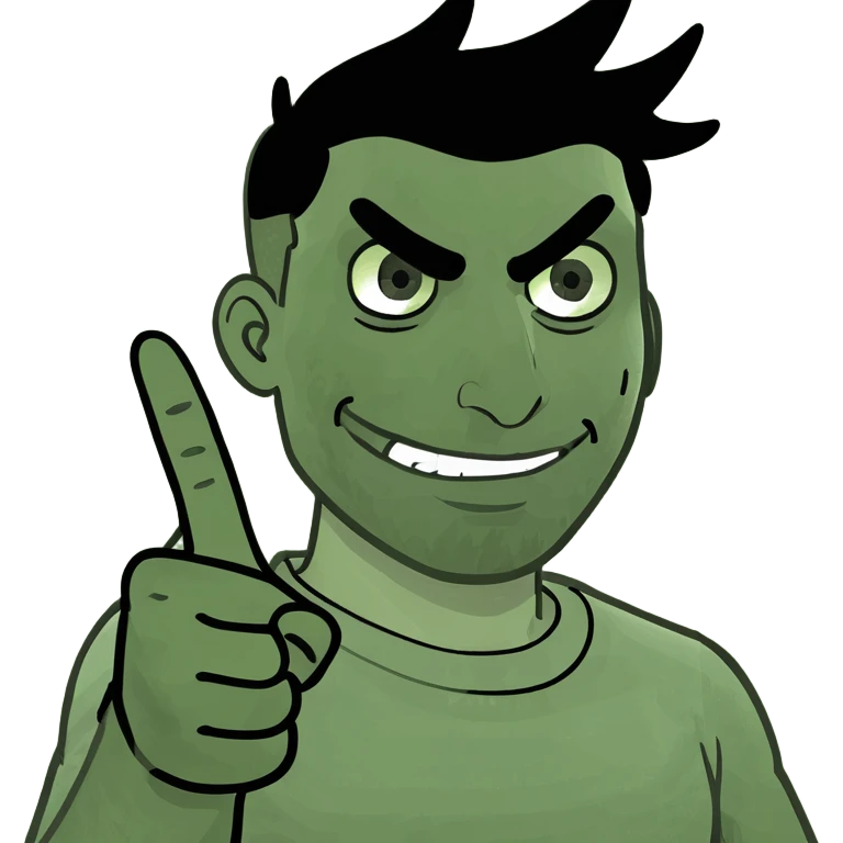 Cool guy holding up middle finger  emoji