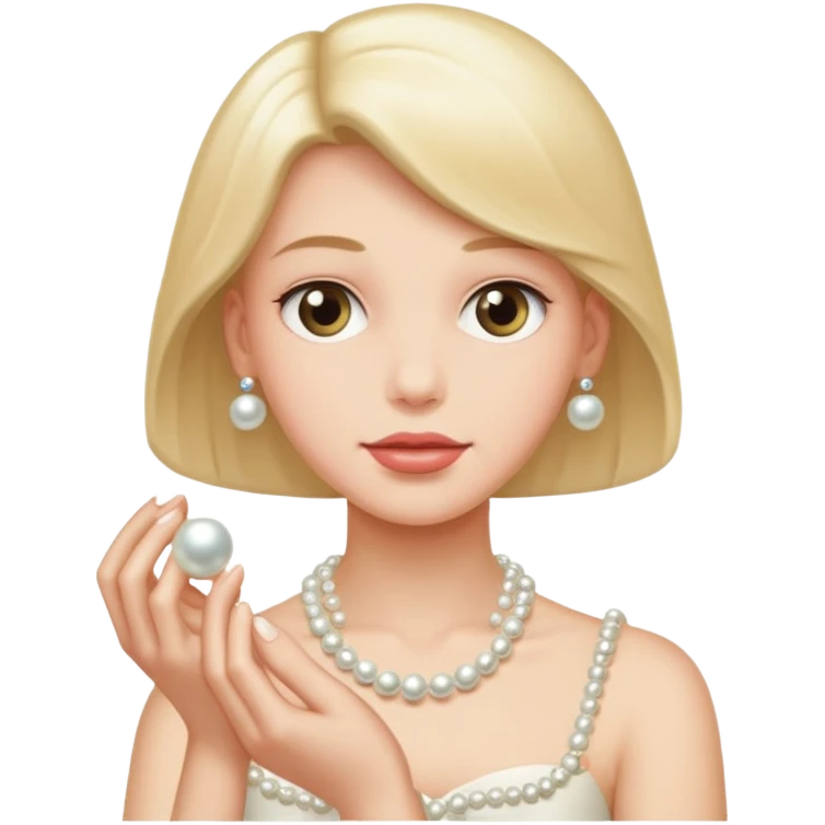 Clutching pearls  emoji