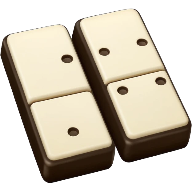 ficha de dominó dible emoji