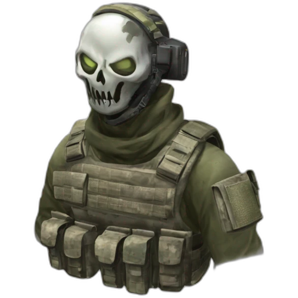 Ghost call of duty mw2 emoji
